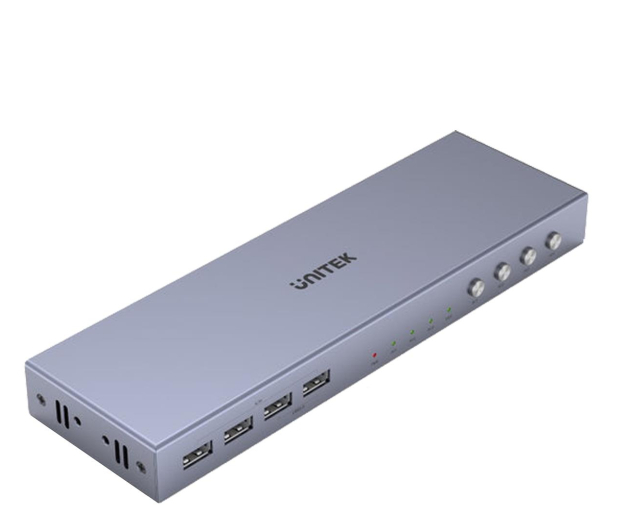 Unitek Przełącznik KVM 4K HDMI 2.0 4-in 1-out +USB - 1083773 - zdjęcie